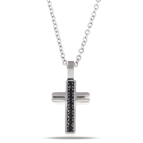 Collana croce Acciaio