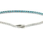 Bracciale tennis 18cm in arg 925%