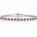 Bracciale tennis 18cm in arg 925%