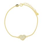 Bracciale cuore zk  in arg 925%