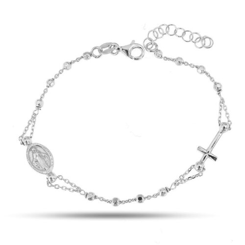 Bracciale Rosario in arg 925%
