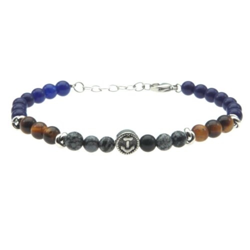 Bracciale uomo pietre ancora