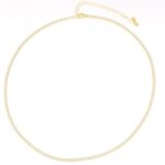Collana tennis in arg 925%