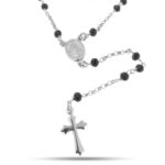Collana rosario in arg 925%