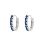 cerchietto zirconi  in argento 925%