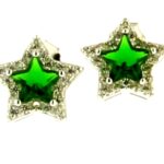 oreccchino pietra stella zk in argento 925%