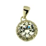 collana pietra tonda zk in arg 925%