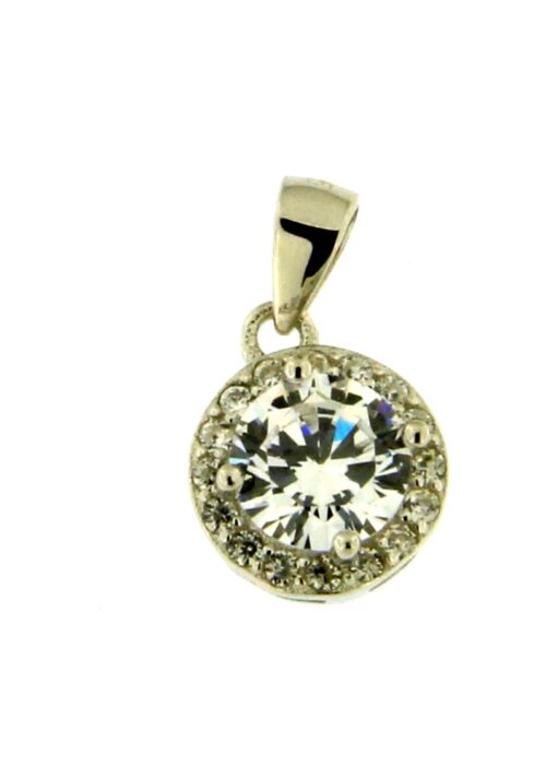 collana pietra tonda zk in arg 925%