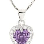 collana cuore pietra zk in arg 925%