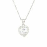 collana cuore pietra zk in arg 925%