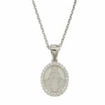 Pendente Madonna zk in arg 925%