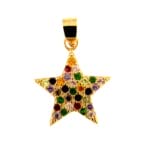 Pendente stella zk in argento 925%