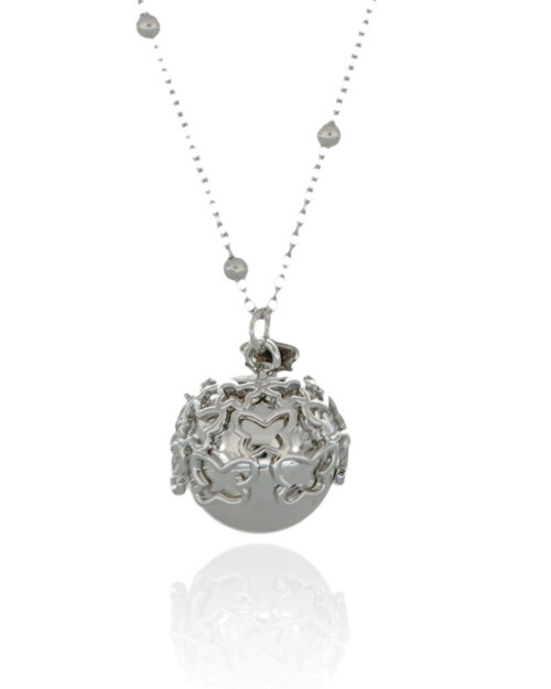 Collana chiama angeli in acciaio