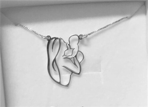 Collana amore di mamma in Argento 925