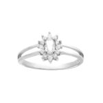 anello pietra piccolo in arg 925% regolabile