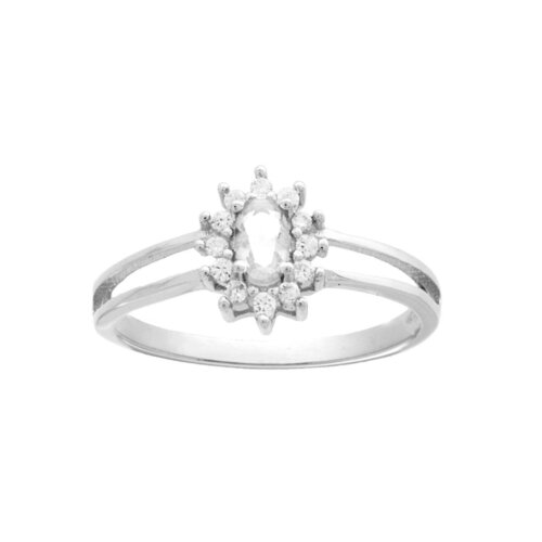 anello pietra piccolo in arg 925% regolabile