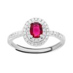 anello ovale zk in arg 925%