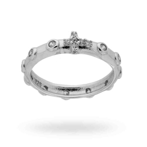 Anello Rosario zk in arg 925%