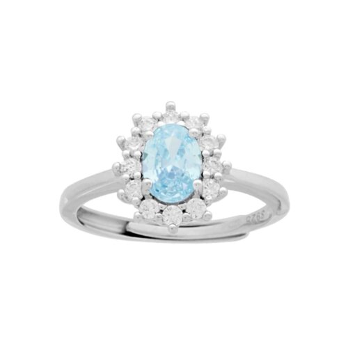anello pietra  ovale con cornice zk arg925%
