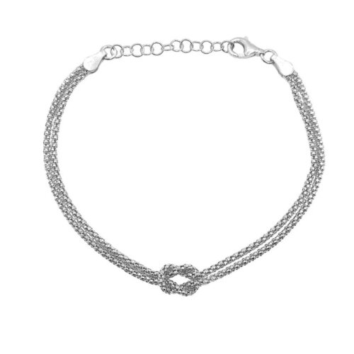 Bracciale Nodo d'Amore in Argento 925