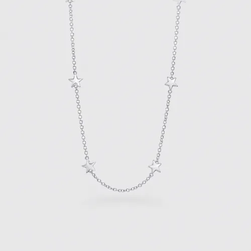 Collana 7 stelle in argento 925