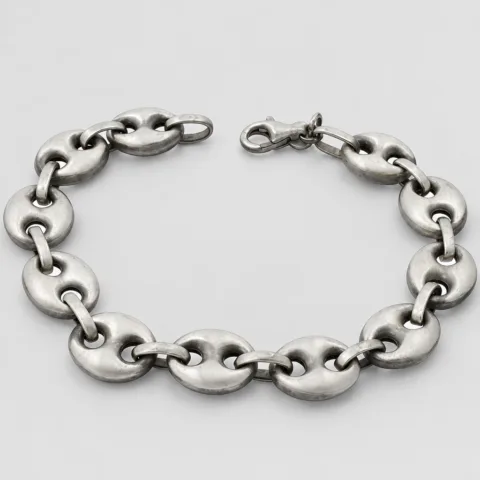 Bracciale uomo acciaio maglia marina