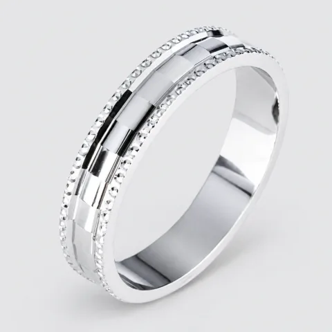 Anello Fedina Linee Diamantate