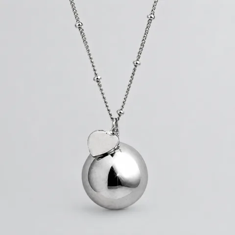 Collana chiama angeli in acciaio inox 16mm