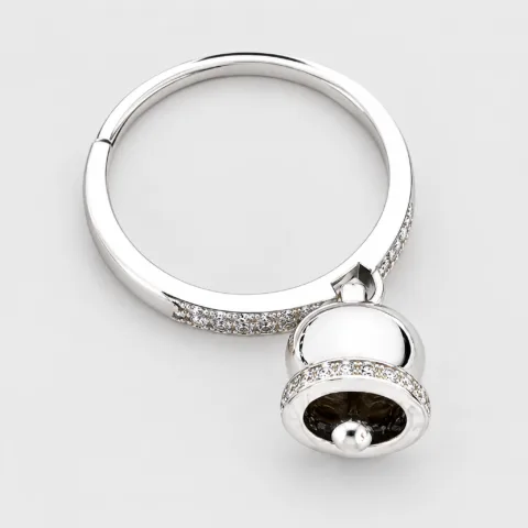 Anello campanella in argento 925 regolabile