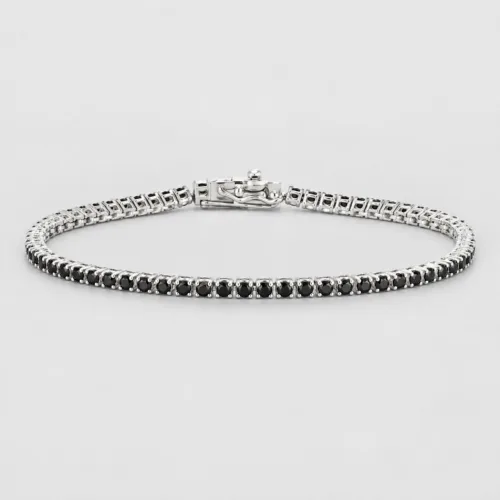 Tennis in argento 925% 2mm 18cm