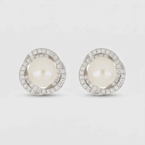 Orecchino perla in argento 925