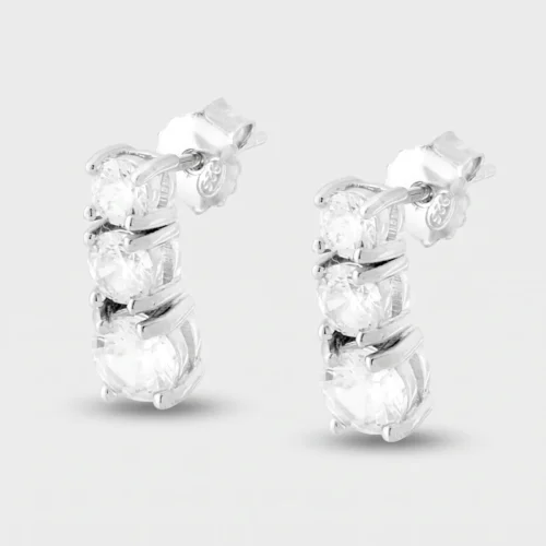Orecchino trilogy 5mm in argento 925