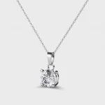 Collana punto luce 8mm in argento 925